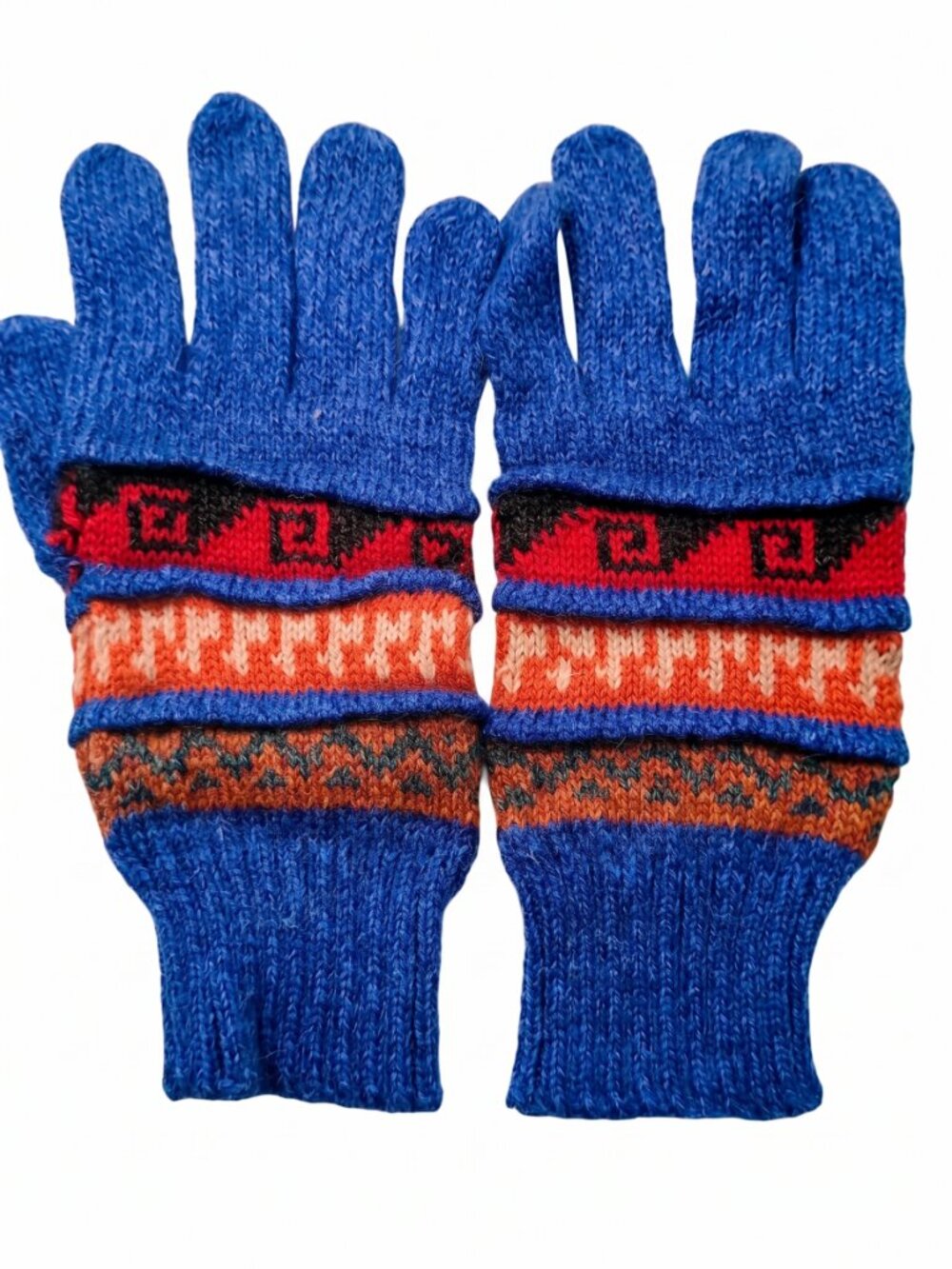 Hand-Knitted Alpaca Wool Gloves – Naturally Dyed – Andean Designs